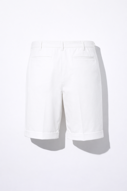 Tailored Stretch Twill Shorts